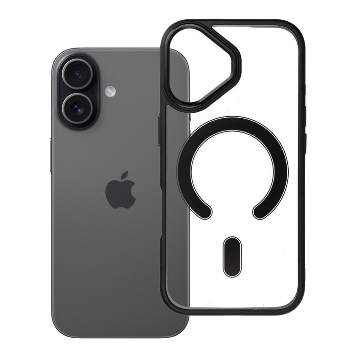 Case for iPhone 17 Color Edge Mag Cover MagSafe compatible black