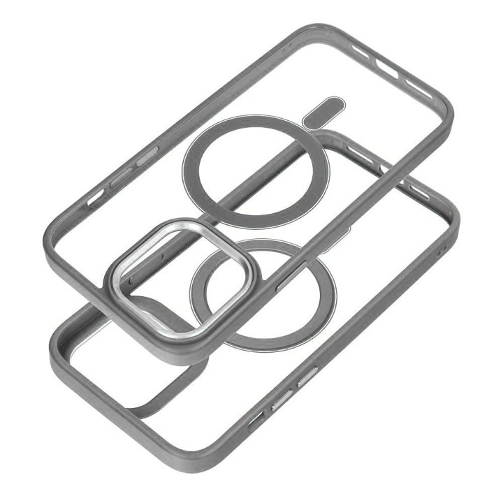 Case for iPhone 17 Color Edge Mag Cover MagSafe compatible titanium grey