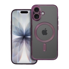 Case for iPhone 17 Electro Mag Cover MagSafe compatible purple