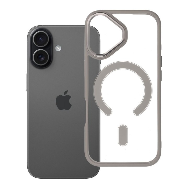 Case for iPhone 17 Color Edge Mag Cover MagSafe compatible titanium grey