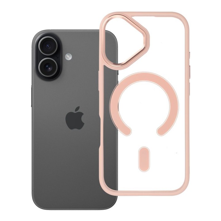 Case for iPhone 17 Color Edge Mag Cover MagSafe compatible pink