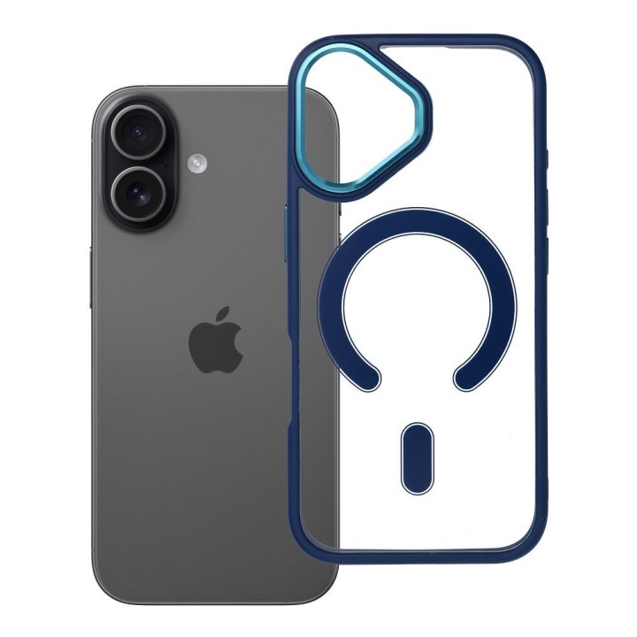 Чехол для iPhone 17 Color Edge Mag Cover совместимый с MagSafe синий