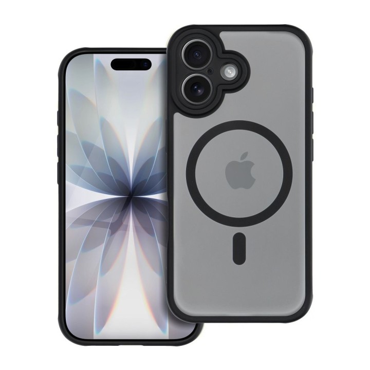 Чехол для iPhone 17 Full Matte Mag Cover совместимый с MagSafe черный