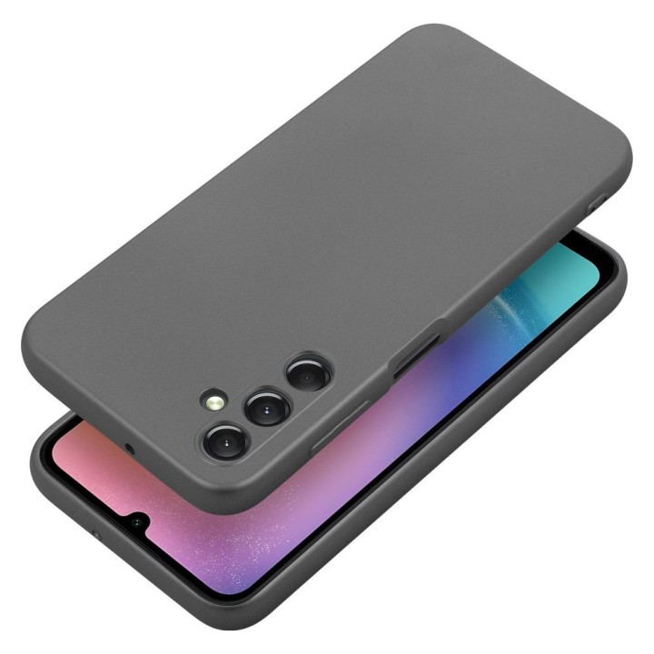 Etui na Samsung A25 5G Metallic szare