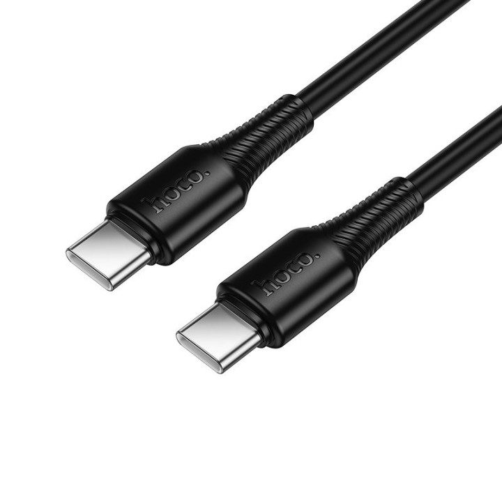 Кабель USB-C – USB-C Hoco 3A 60W 1 m X120 черный