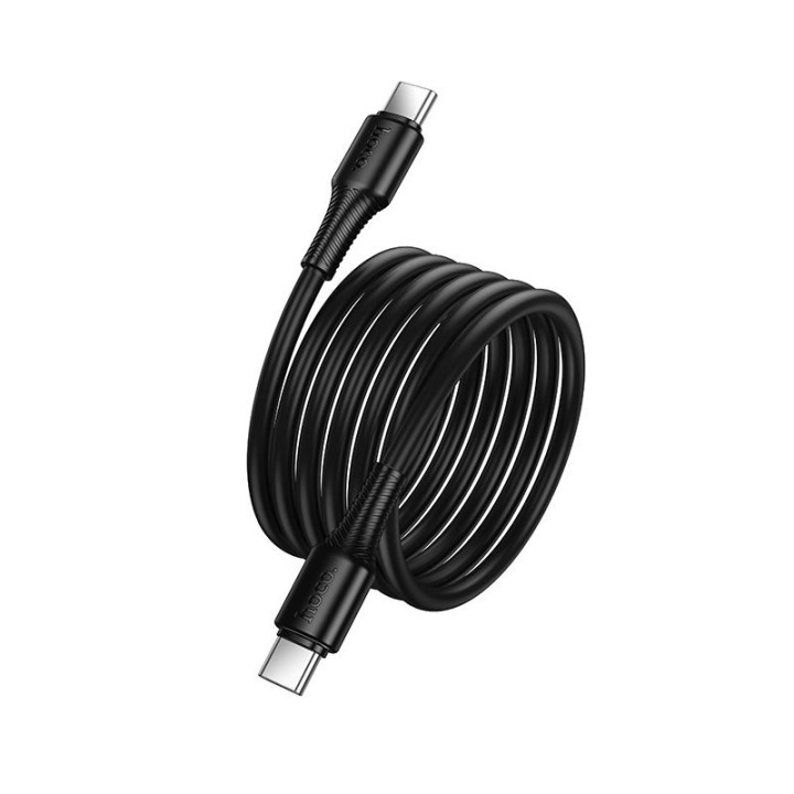 Кабель USB-C – USB-C Hoco 3A 60W 1 m X120 черный