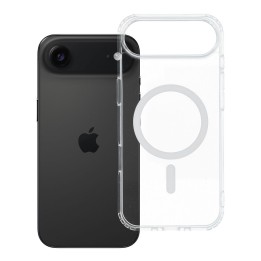 Case for iPhone 17 AIR Drop Glue Colorful Ring Mag Cover MagSafe compatible white