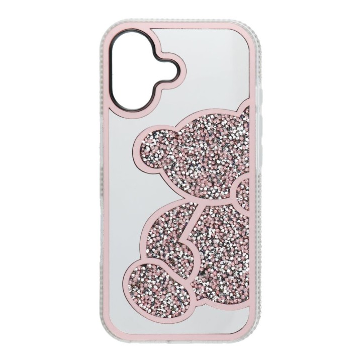Чехол для iPhone 17 Teddy Bear розовый