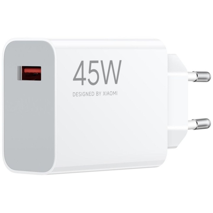 XIAOMI original wall charger USB A QC3.0 4.1A 45W MDY-17-EF white bulk
