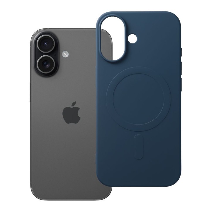 Case for iPhone 17 Silicone Mag Cover MagSafe compatible (big hole) blue