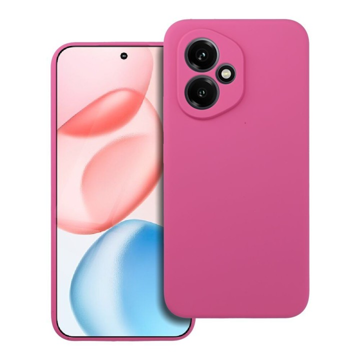 Чохол для Honor 400 5G Silicone 2mm (camera protection) рожевий