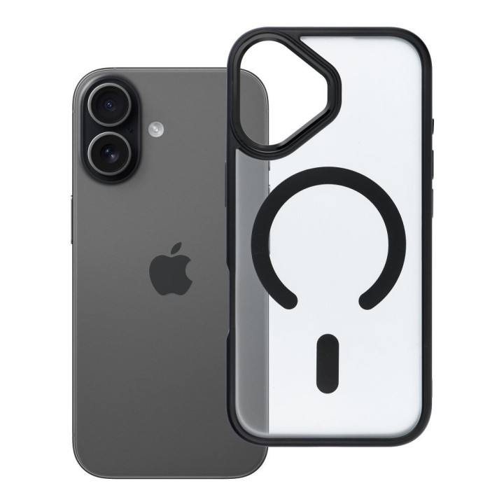 Etui na iPhone 17 Matte Mag Cover zgodne z MagSafe czarne