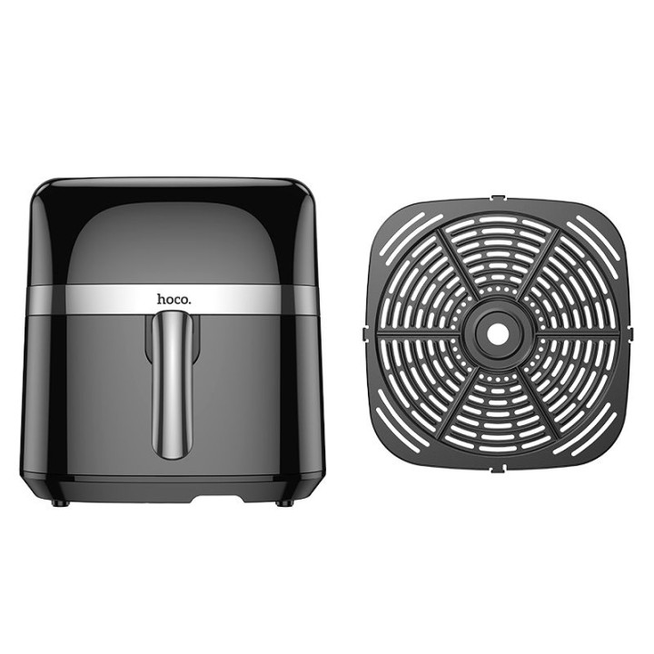 Аерогриль Air Fryer Hoco з сенсорним екраном 8L 1700W HE20 чорний