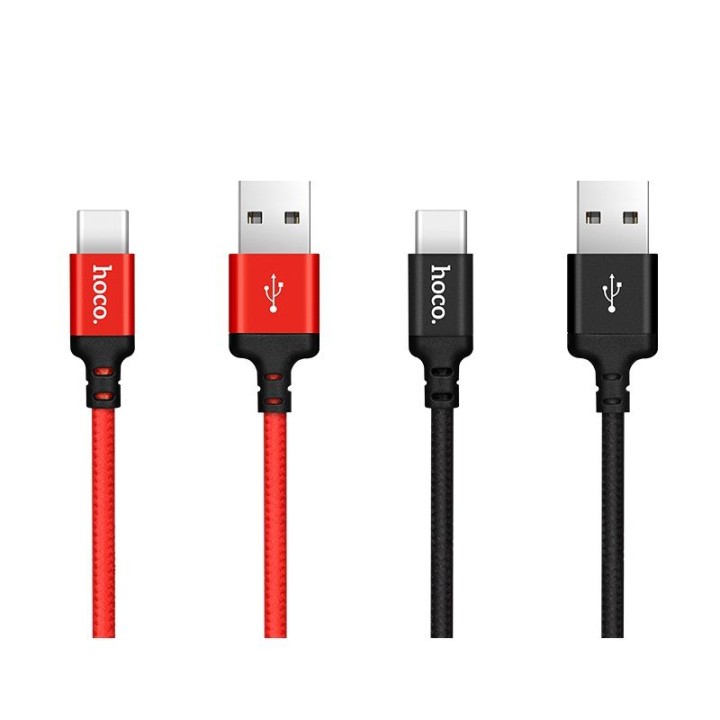 USB-A to USB-C cable Hoco 2A 2 m X14 black