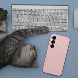 Case for Honor 400 PRO Silicone 2mm (camera protection) powder pink
