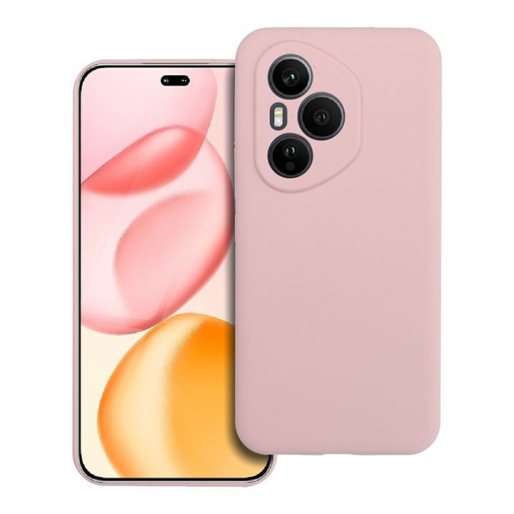 Case for Honor 400 PRO Silicone 2mm (camera protection) powder pink