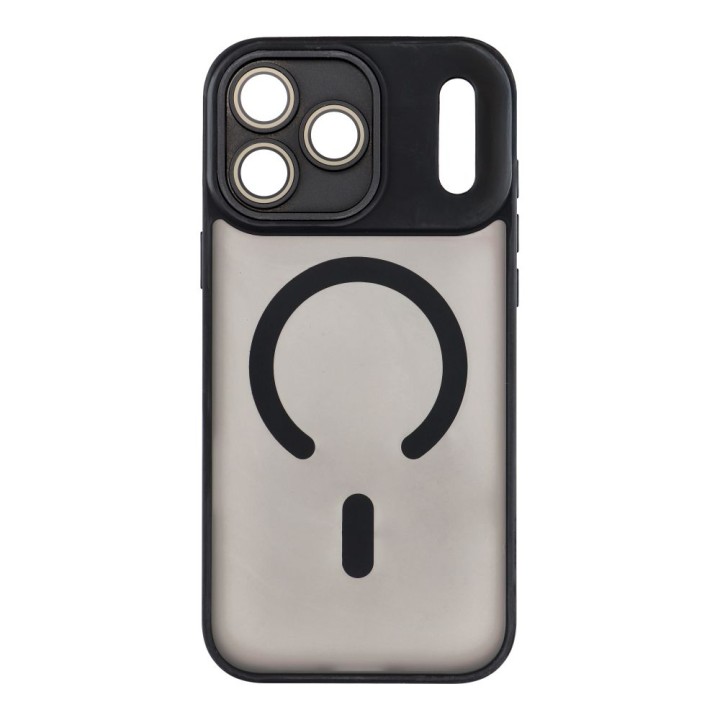Case for iPhone 17 Pro Max / 18 Pro Max (low camera edge) Variete Mag Cover MagSafe compatible black