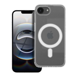 Чехол для iPhone 16e (SE 4 2025 Clear Mag Cover (MID) совместимый с MagSafe прозрачный