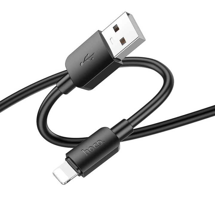 HOCO cable USB for Iphone Lightning 8-pin Hyper 2,4A X96 1m black
