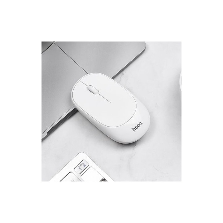 Wireless mouse Hoco 2,4G DI04 white