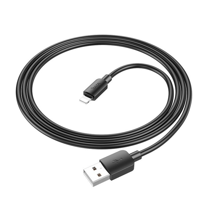 HOCO кабель USB для Iphone Lightning 8-pin Hyper 2,4A X96 1m черный