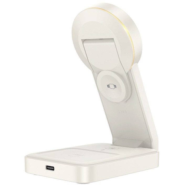 Wireless charger Hoco 3w1 15W MagSafe compatible CQ3 white