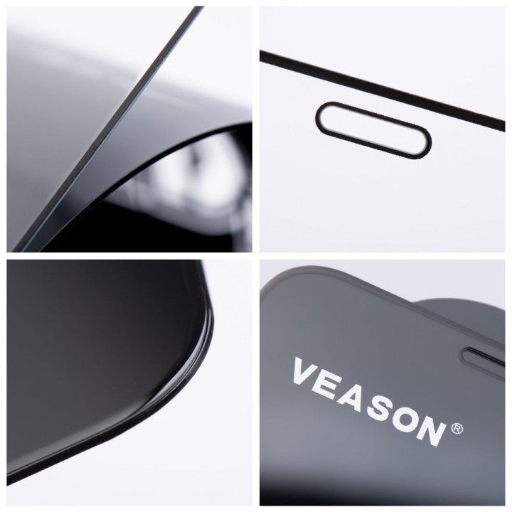 Tempered glass 6D for iPhone 17 Veason Pro Glass (SET 10in1) black