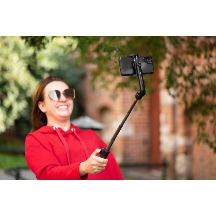 Selfie stick Forcell F-Grip S70M tripod z pilotem bezprzewodowym czarny 0INT