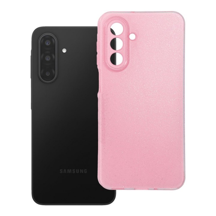 Чохол для Samsung A17 / A18 Clear Case 2 mm Blink рожевий