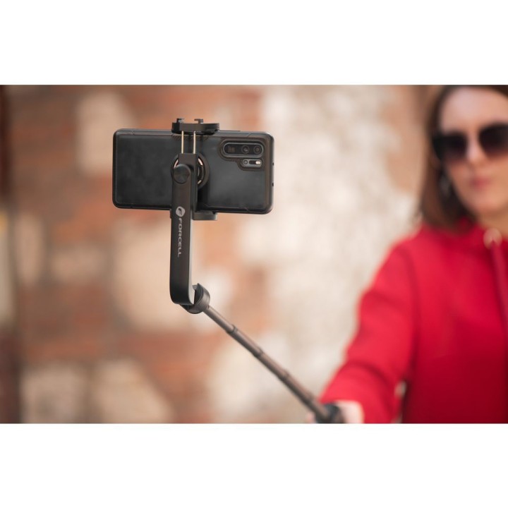 Selfie stick Forcell F-Grip S70M tripod with wireless remote control black 0INT