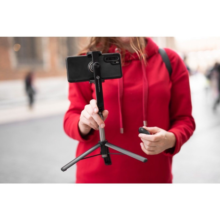 Selfie stick Forcell F-Grip S70M tripod with wireless remote control black 0INT