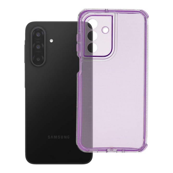 Etui na Samsung A17 / A18 Matrix Clear jasnofioletowe