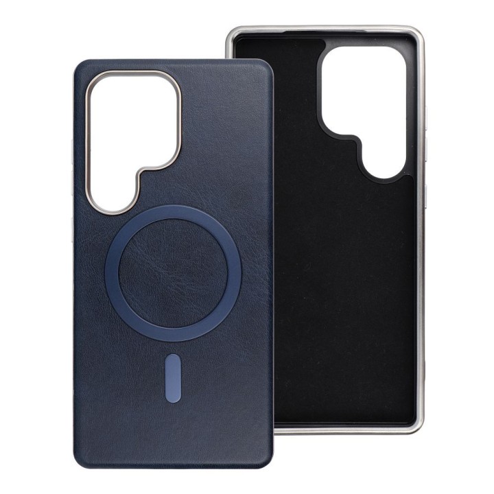 Case for Samsung A07 / A08 Gentleman Mag Cover MagSafe compatible navy blue