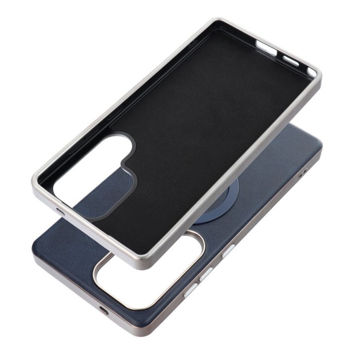 Case for Samsung A07 / A08 Gentleman Mag Cover MagSafe compatible navy blue