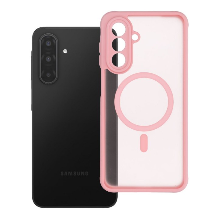 Case for Samsung A17 / A18 Full Matte Mag Cover MagSafe compatible light pink