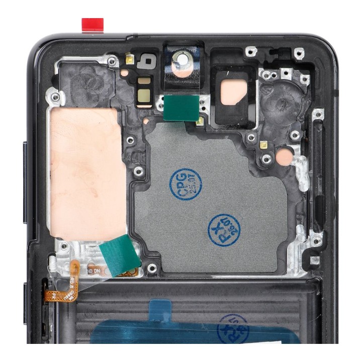 LCD дисплей для SAMSUNG S21 5G Grey SOFT OLED с рамка