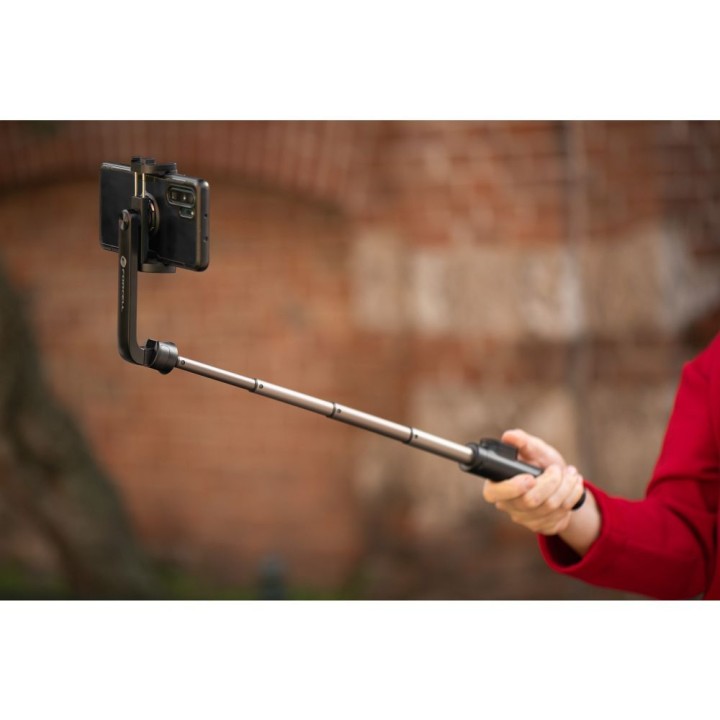 Selfie stick Forcell F-Grip S70M tripod z pilotem bezprzewodowym czarny 0INT