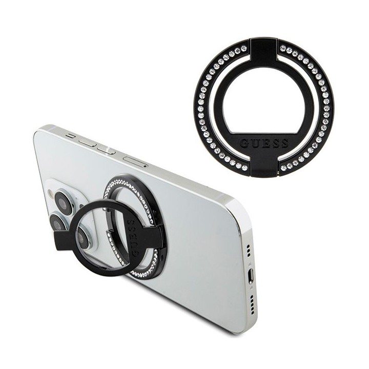GUESS ring stand GUMRSALDGK (Rhinestones) czarny