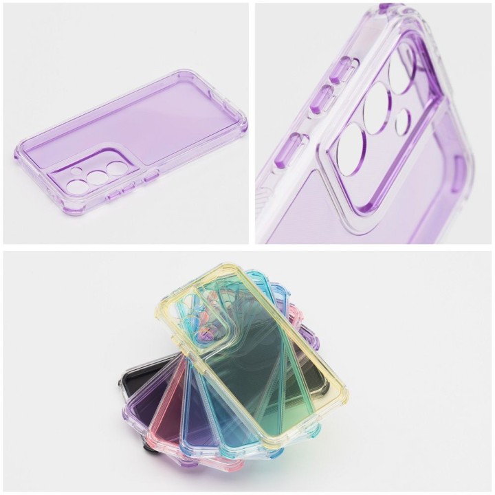 Case for Samsung S25 FE Matrix Clear light purple