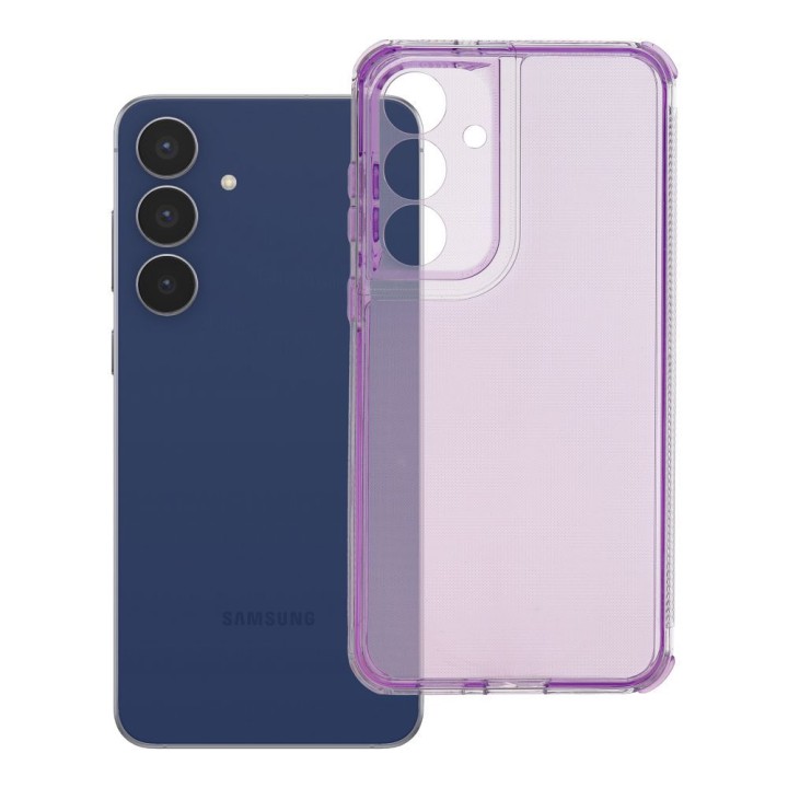 Case for Samsung S25 FE Matrix Clear light purple