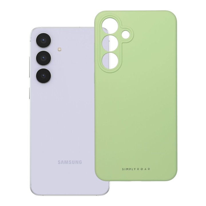 ROAR case CLOUD SKIN for SAMSUNG S25 FE light green