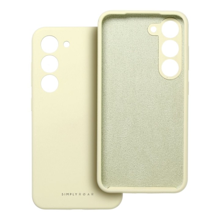 ROAR чехол CLOUD SKIN для SAMSUNG S25 FE светло-желтый