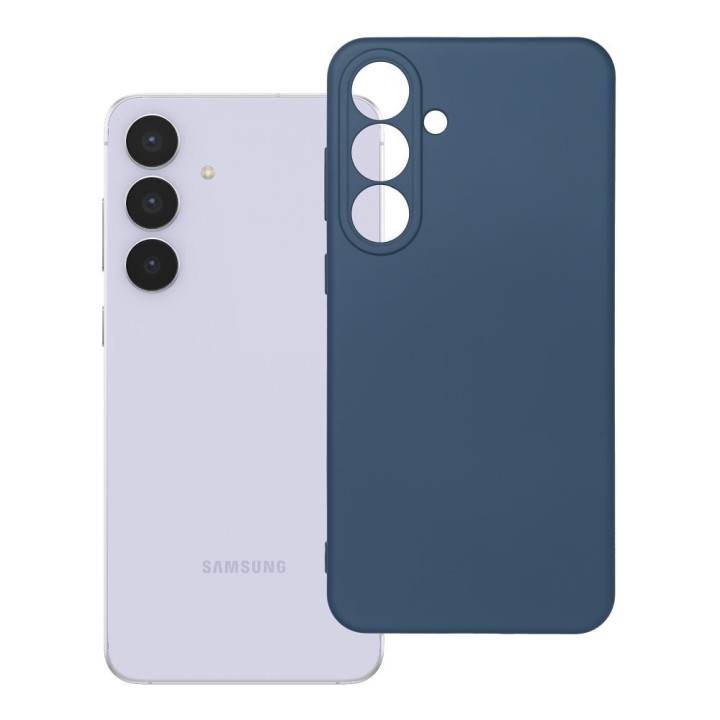 Чехол для Samsung S25 FE Silicone синий