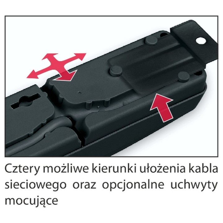 Power strip 5 sockets ACAR F5 3 m black
