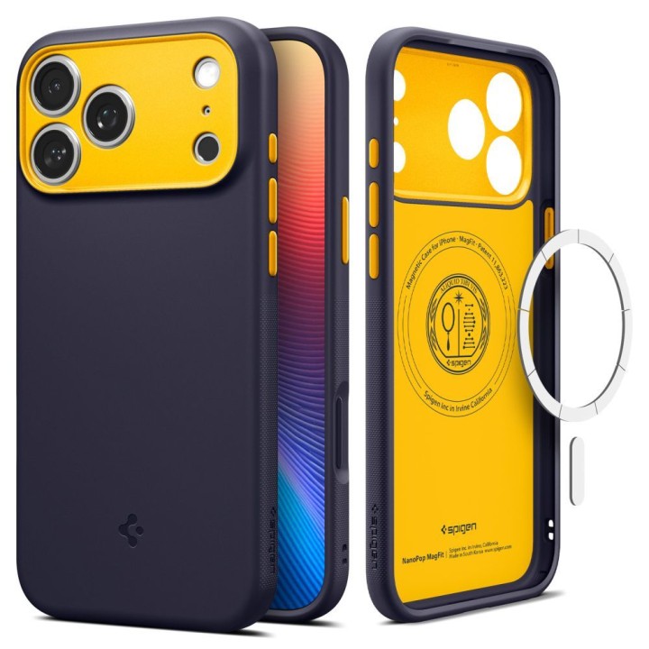 SPIGEN чохол NANO POP MAG сумісний з MagSafe для IPHONE 17 Pro Max blueberry navy