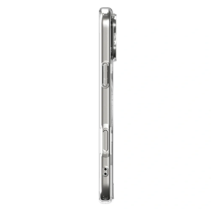 SPIGEN case ULTRA HYBRID MAG compatible with MagSafe for IPHONE 17 Pro Max clear white