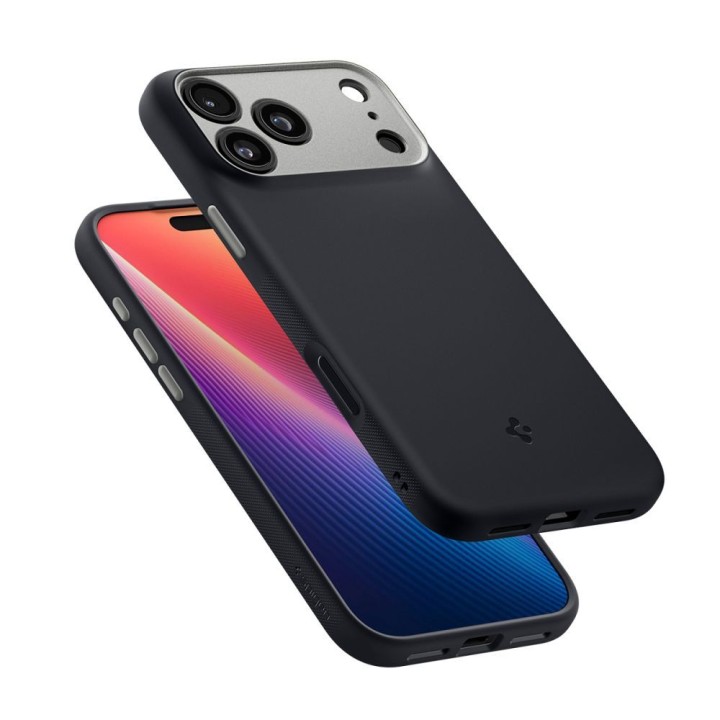 SPIGEN case NANO POP MAG compatible with MagSafe for IPHONE 17 Pro Max black sesame