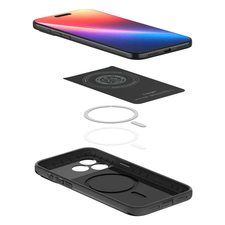 SPIGEN case THIN FIT MAG compatible with MagSafe for IPHONE 17 Pro Max black