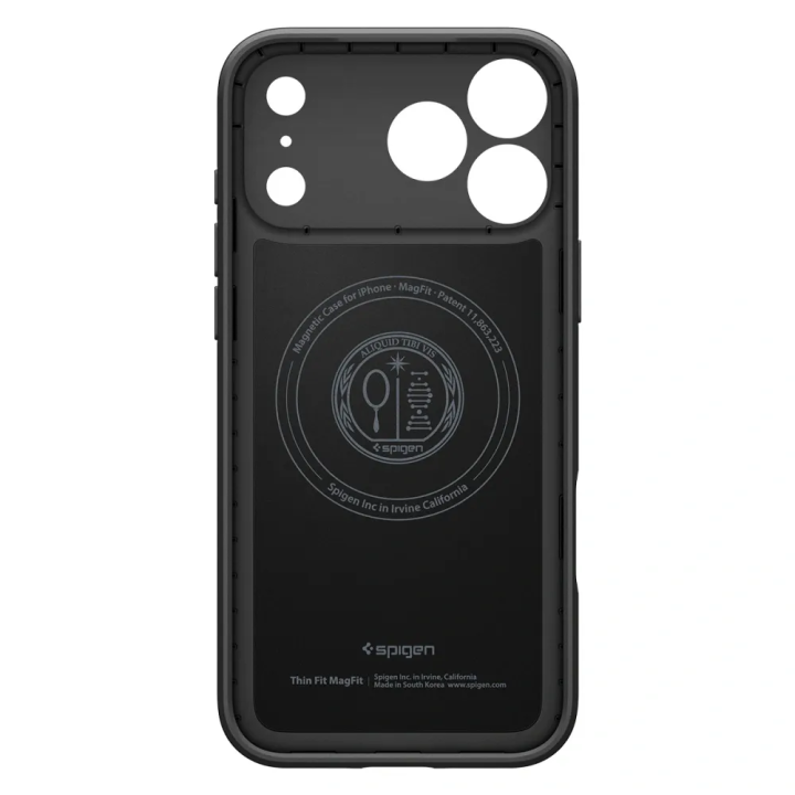 SPIGEN case THIN FIT MAG compatible with MagSafe for IPHONE 17 Pro black