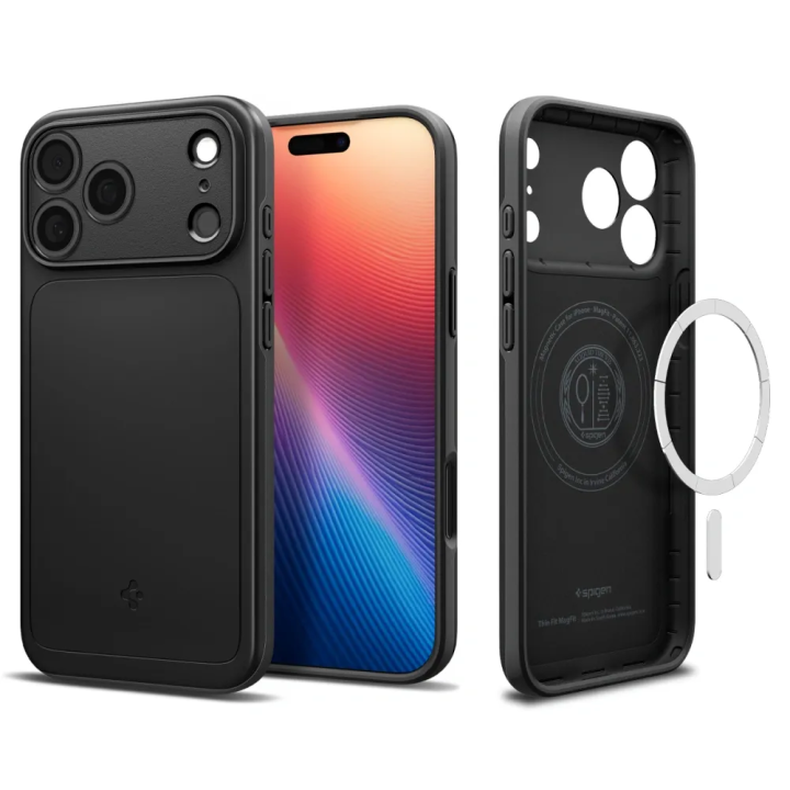 SPIGEN чехол THIN FIT MAG совместимый с MagSafe для IPHONE 17 Pro черный